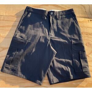 Dickies Men's Cargo Shorts Size 30 Multi-Pocket Relaxed Fit LR337NV NavyBlue New